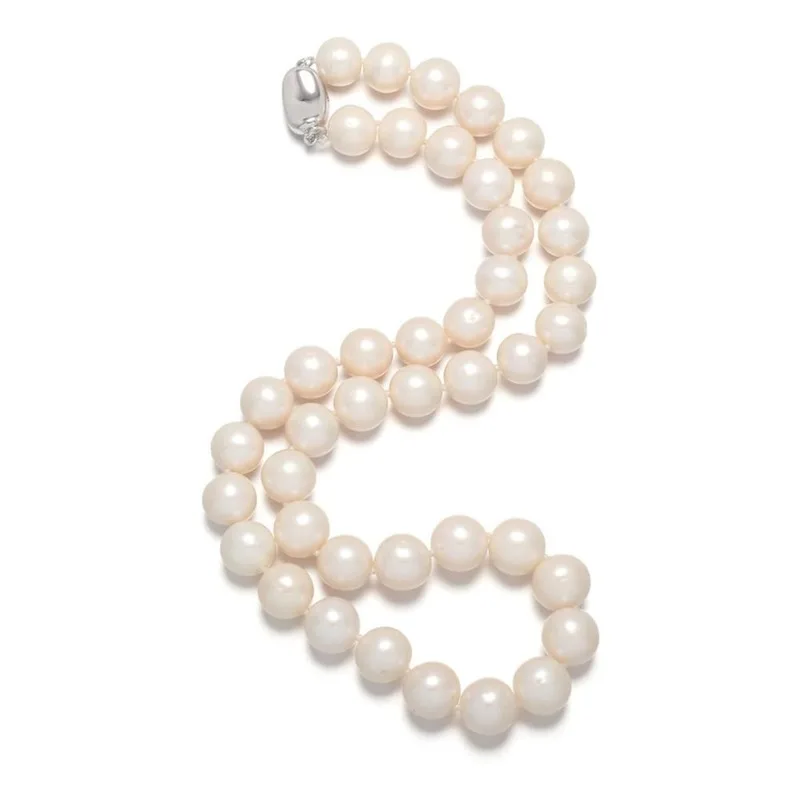 

New round natural pearl pink bracelet necklace jewelry for DIY jewelry best birthday gift size 9-10mm
