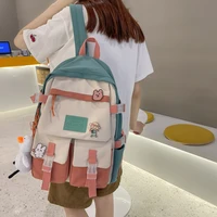 simple cute female student backpack large capacity travel laptop bag school bag for teen girl waterproof student backpack