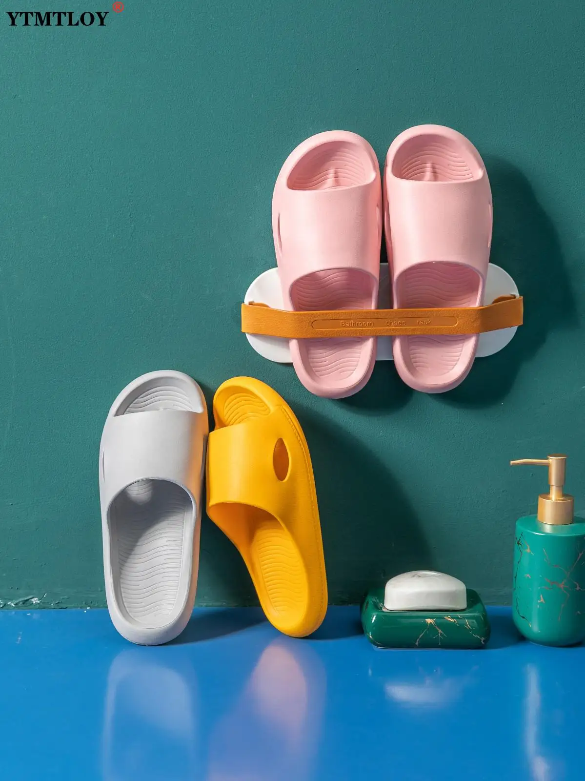 

Quick-drying Thickened Non-slip Sandals Thick Sole House Slippers Bathroom Footwear Summer Beach Sandal Slipper