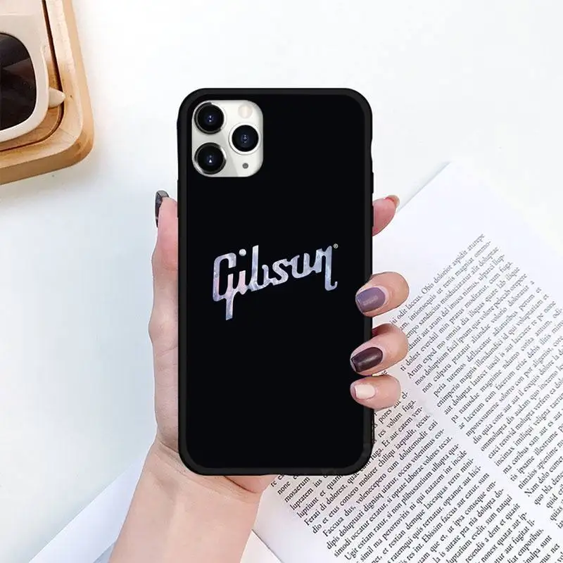 

Gibson Guitar Phone Case for iPhone 11 12 pro XS MAX 8 7 6 6S Plus X 5S SE 2020 XR mini