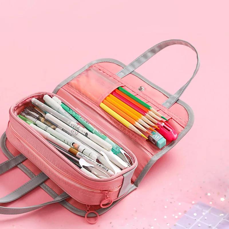 Пенал для карандашей многофункциональный большой емкости Держатель Сумочка