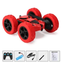 2021 new double sided 360%c2%b0 rotating and tumbling stunt car twisting car 2 4g charging robot rc cars toys children gift
