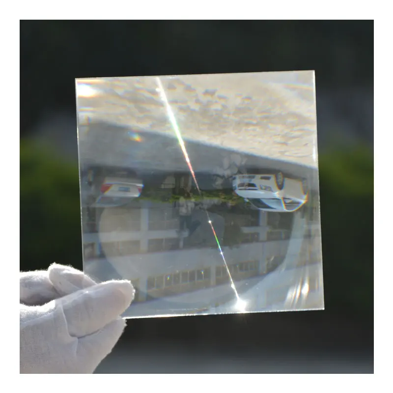 

100x100mm Optical PMMA Plastic Solar Fresnel Lens Focal Length 50 55 90mm Advertising Lights Traffic Lights DIY Projector Lens