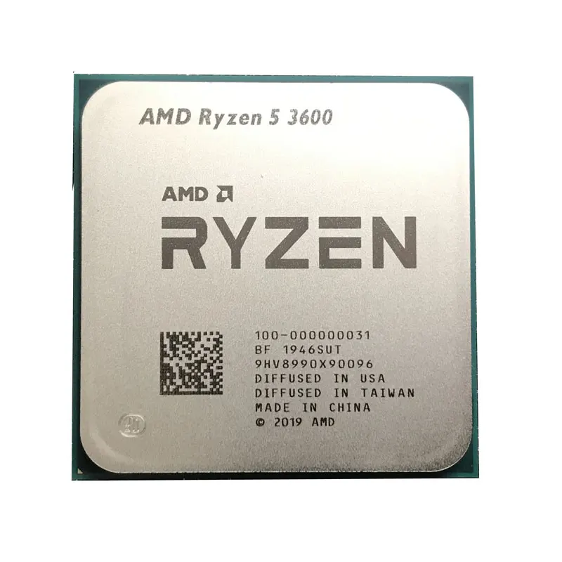 Процессоры AMD Ryzen 5 с термопастой AM4 CPU RYZEN 5600X R5 3600X 6-ядерный процессор 2600 для B550 Mobo |