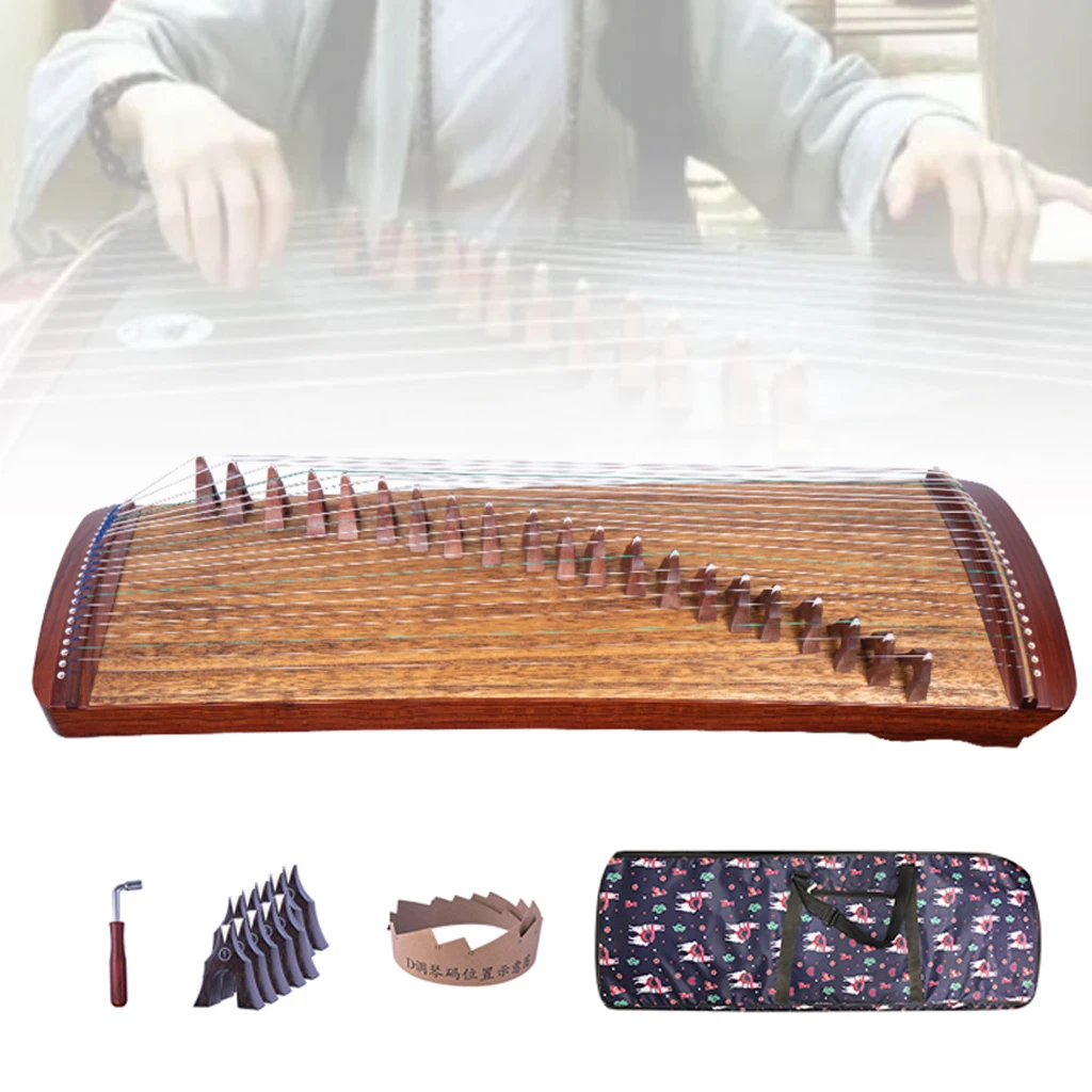 LOMMI Travel Guzheng Harp китайский инструмент гучжэн цитра Кото 21 струна мост из Павловнии