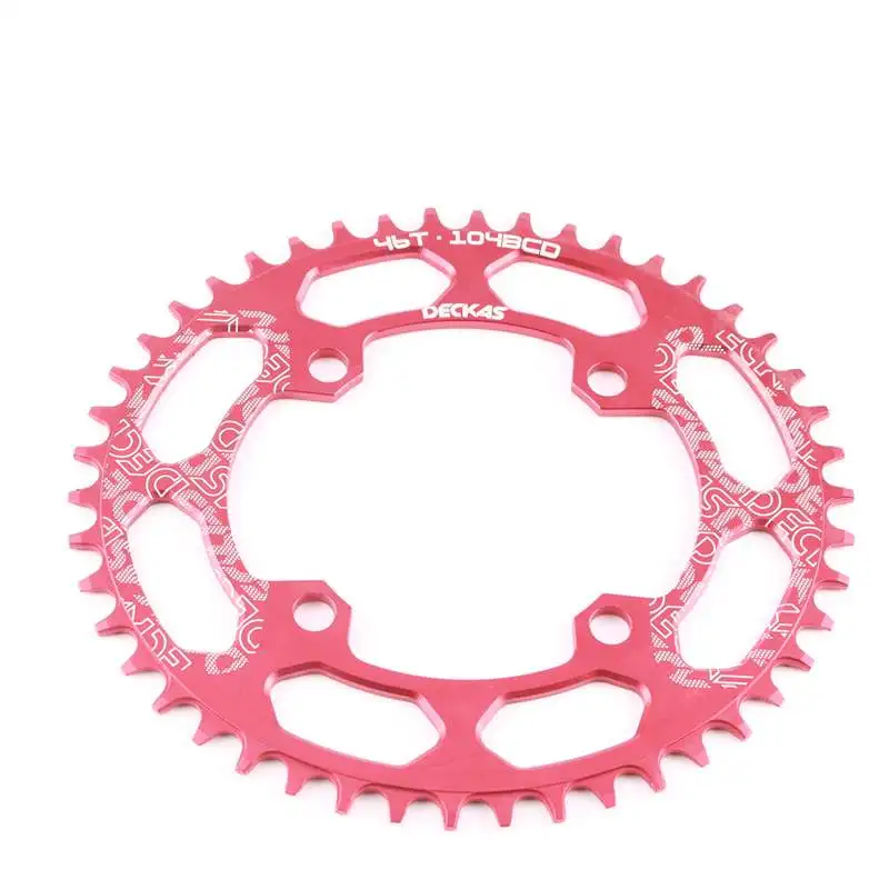 DECKAS Овальный 104BCD 40/42/44/46/48/50/52T горный велосипед Звездочка MTB велосипед, способный преодолевать Броды для shimano 8-12 Скоростей диаметра окружности болтов(алюминиевая звездочка