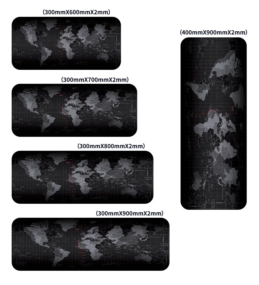 

Gaming Mouse Pad Large Mouse Pad Big Mouse Mat Computer Mousepad Carved World Map Mause Pad Desktop Keyboard Mat Mice