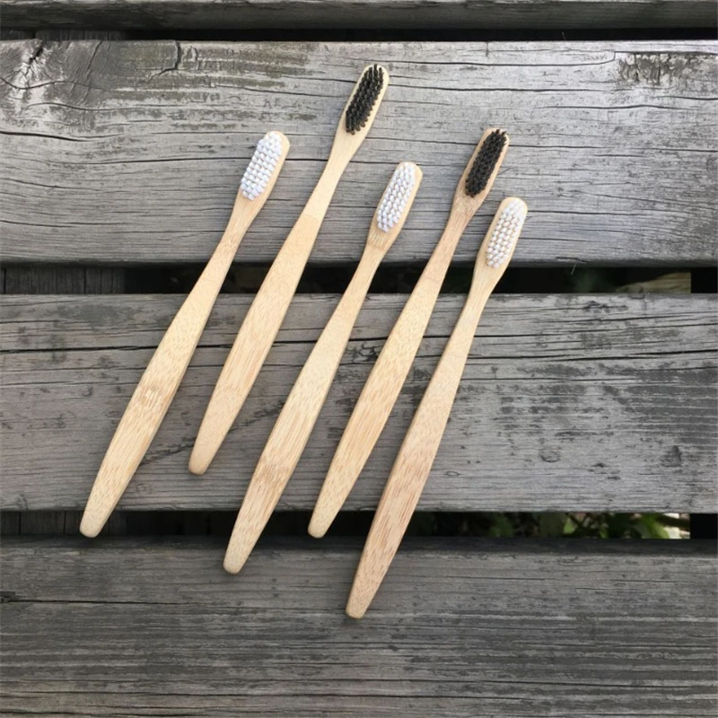 Натуральная кожа со средней твердостью Бамбуковая Бриллиантовая зубная щетка