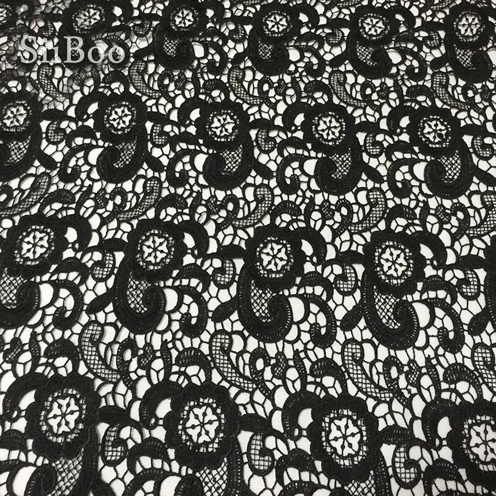 Высококачественная Новая модная вышитая кружевная ткань из молочного волокна