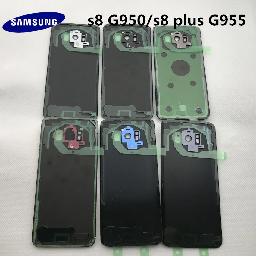 Задняя крышка аккумуляторного отсека для SAMSUNG Galaxy S8 G950 задняя Samsung G950FD Plus + G955 из