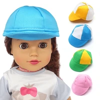 18 inch doll accessories baseball cap cotton doll cap leisure sun hat childrens doll hat accessories for daily unisex wear