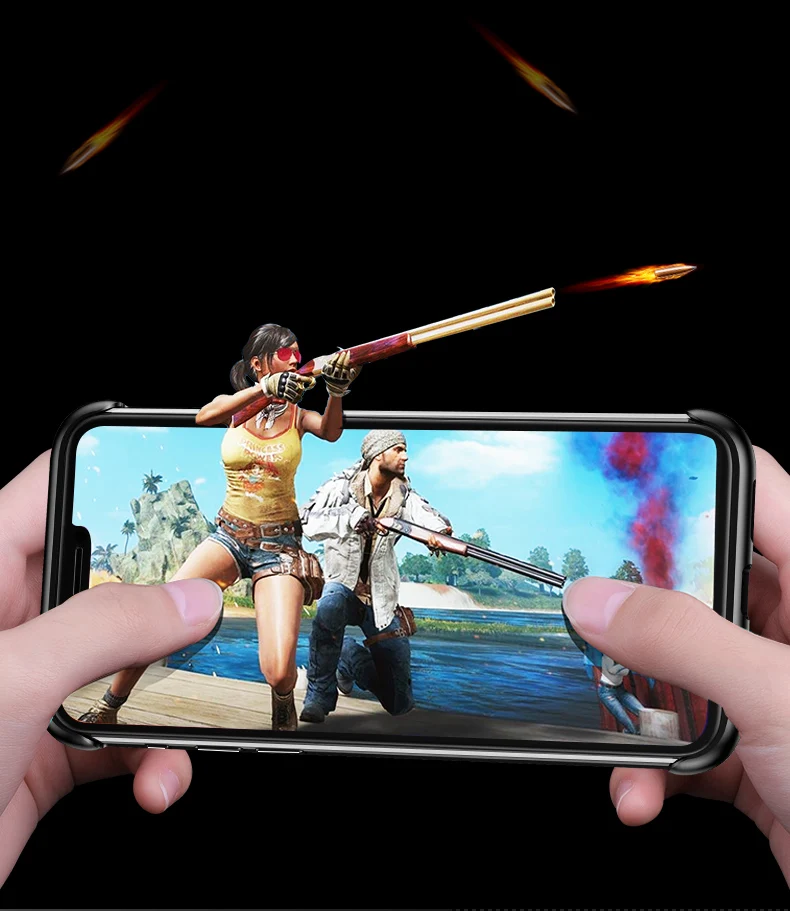 Для iPhone11 противоударный двухтактный металлический каркас задняя крышка из закаленного стекла чехол для iPhone 11pro Max чехол