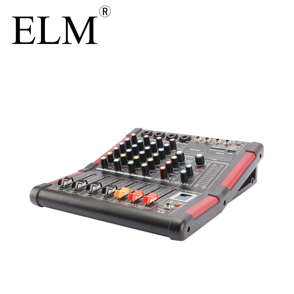

Dj 4 channel 99 DSP professional digital echo mixer effect sound mixer dj console home music karaoke usb interface controller