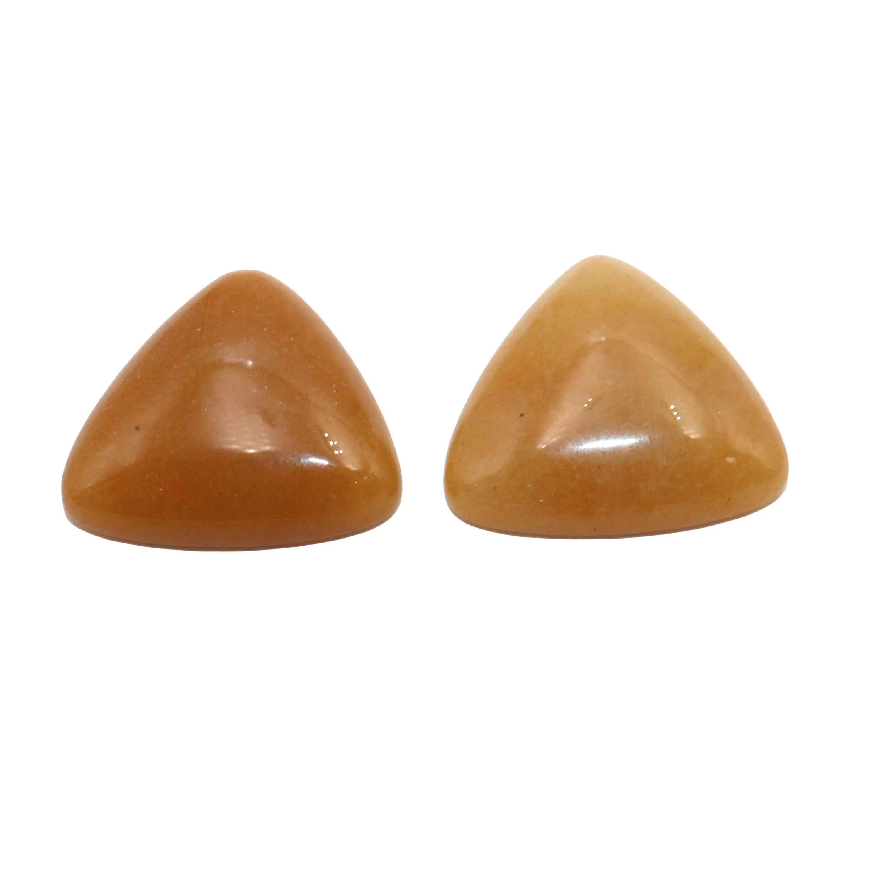 5Pcs 25MM Natural Stone Cabochons Triangle Shape Agates Quartz Jaspers Crystal Beads For Jewelry Making DIY Necklace Accessories - купить по