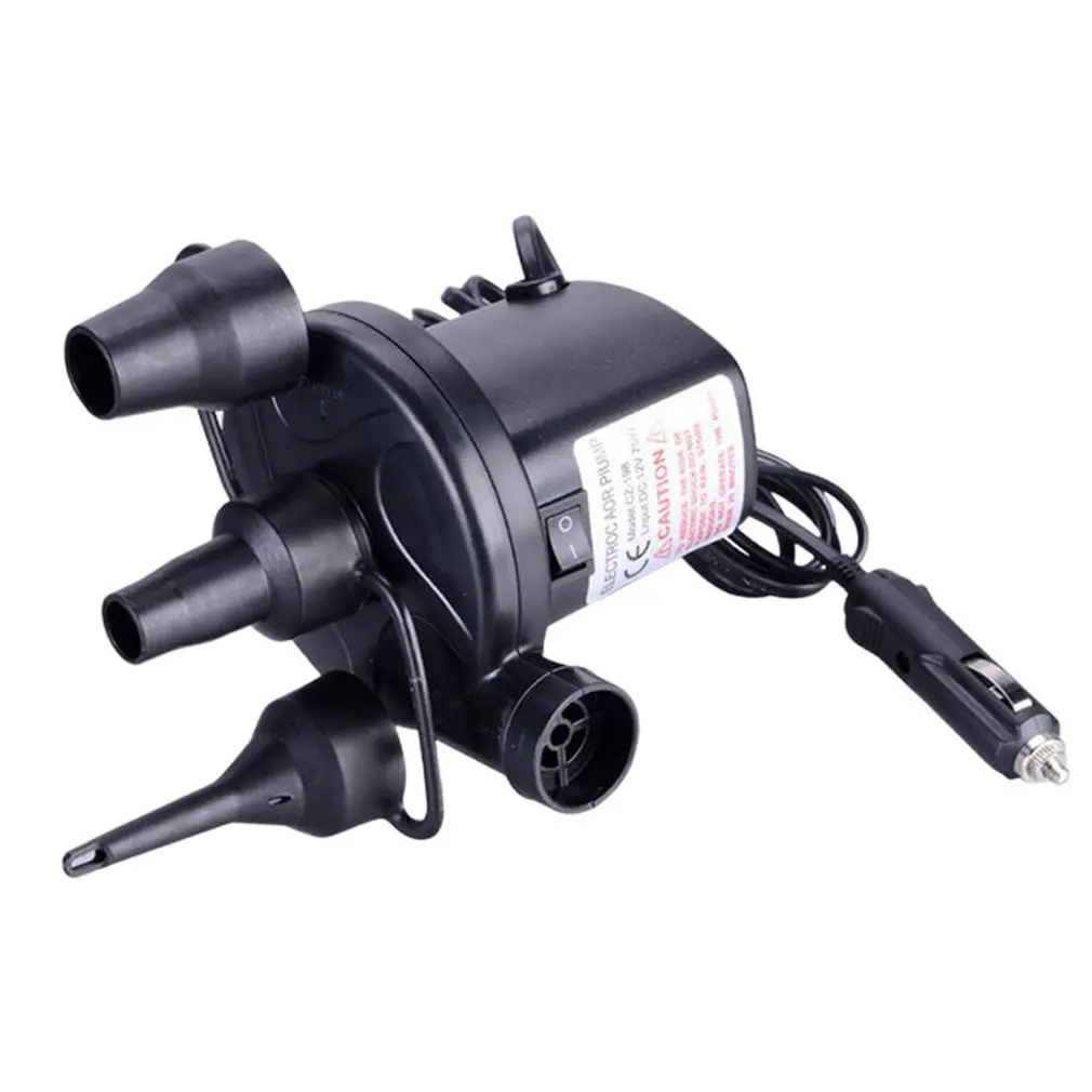 

Воздушный насос для надувной кровати, Автомобильный Электрический воздушный насос, воздушный насос 12 В, Медный двигатель, портативные элек...