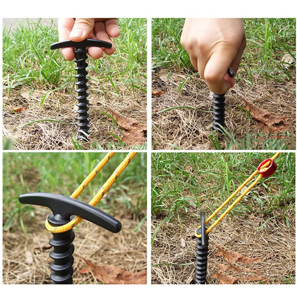 4 шт. колышки для палатки шпильки аксессуары палаток сверхмощные гвозди