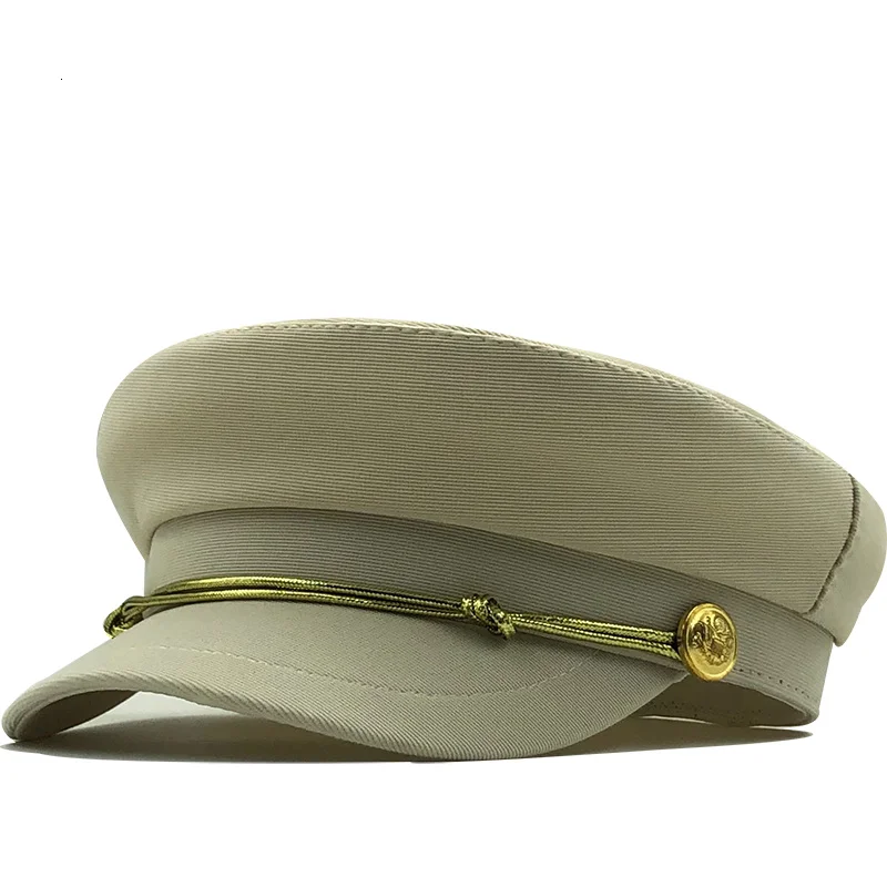 

Женские повседневные береты Восьмиугольные шляпы, на плоской подошве, бейсбольная кепка в стиле милитари, твердые крышки, шляпа бренда gorra