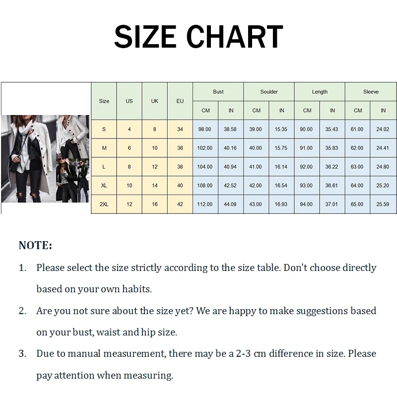 

Coats And Jackets Ladies New Button Daily Lapel Long Sleeve Office Wear Temperament Autumn Winter Thin Section Long Woolen Coat