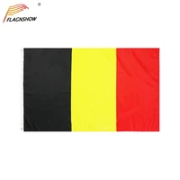 flagnshow belgium flag one piece 3x5 ft hanging belgian national flags polyester indoor outdoor for decoration