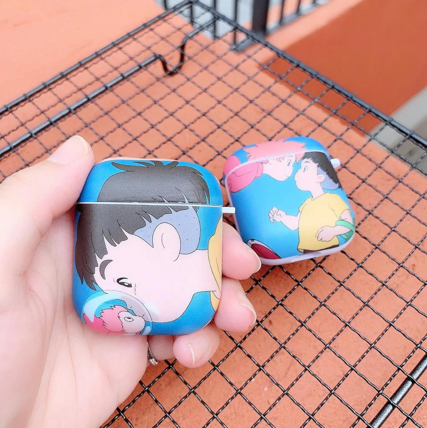3D Милые Мультяшные чехлы для наушников airpods Милая коробка Apple Airpods 1/2 Защитная