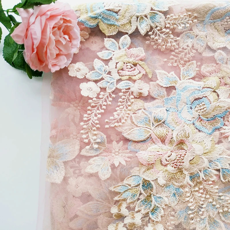 1 шт. Красивая Цветочная аппликация вышитые нашивки для одежды платья модная