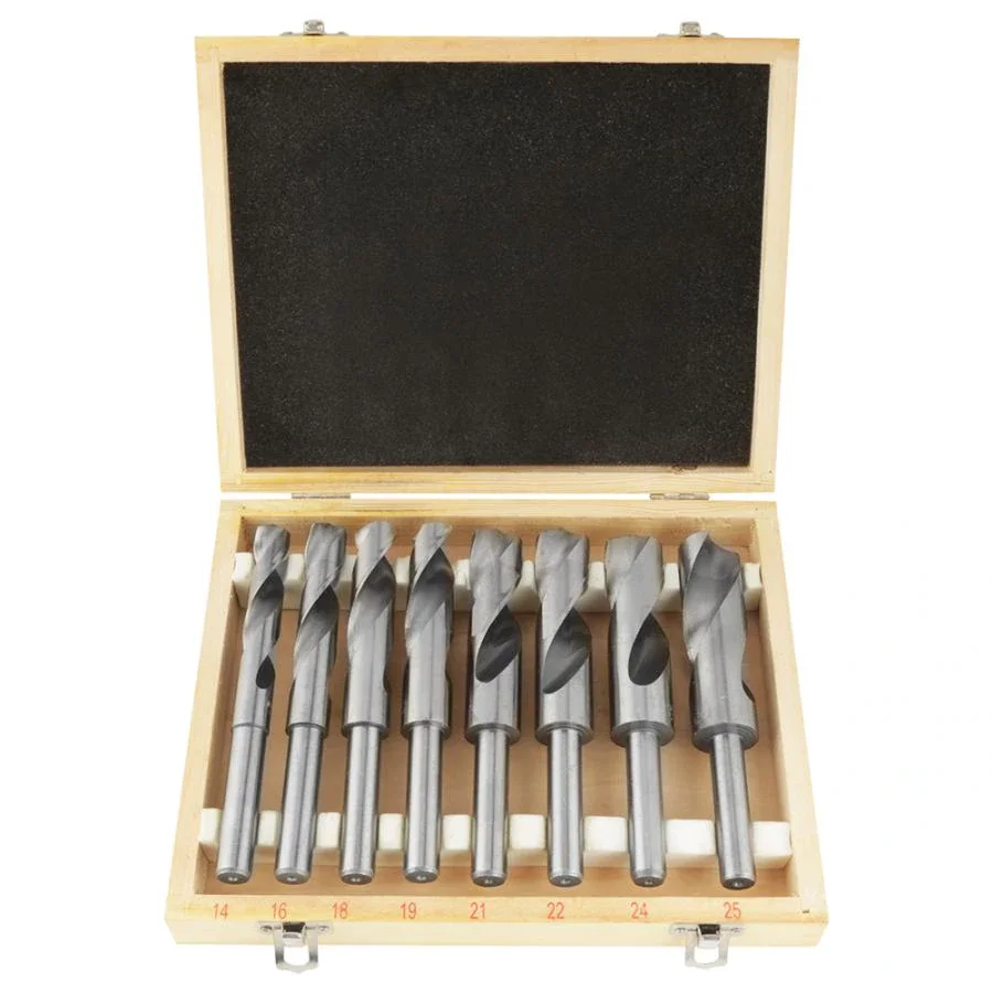 Набор твист Сверл из быстрорежущей стали 8 шт. большие Термообработанные