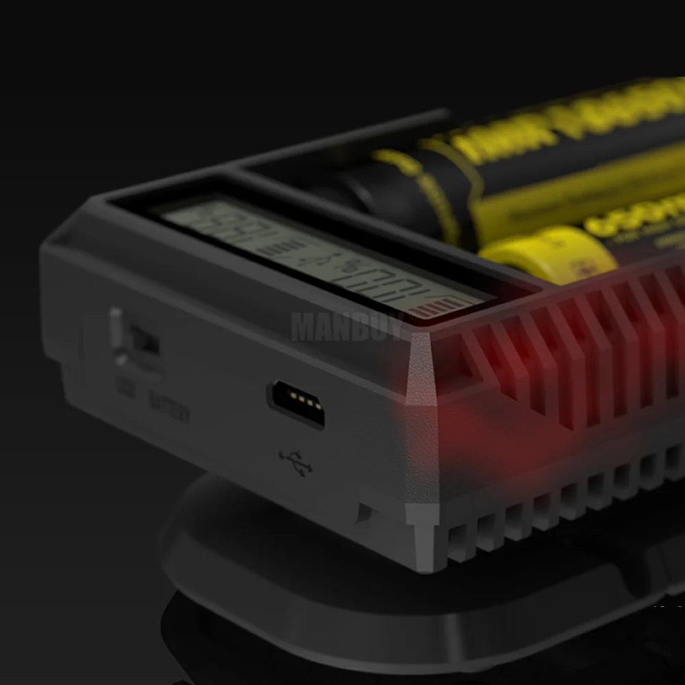 Оптовая продажа зарядное устройство Nitecore UM20 с 2 слотами умное USB ЖК дисплей литий