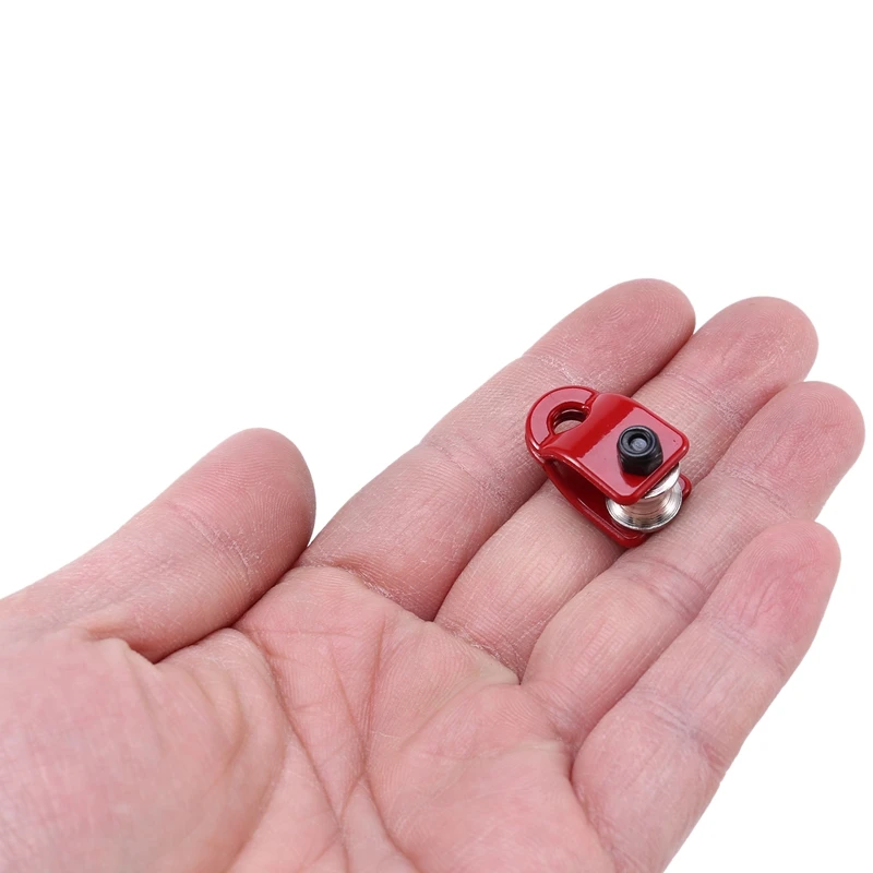 

2Pcs RC Model Metal Lifting Pulley Butterfly Ring Buckle for 1/10 RC Crawler Car Traxxas TRX4 Axial SCX10 RC4WD D90