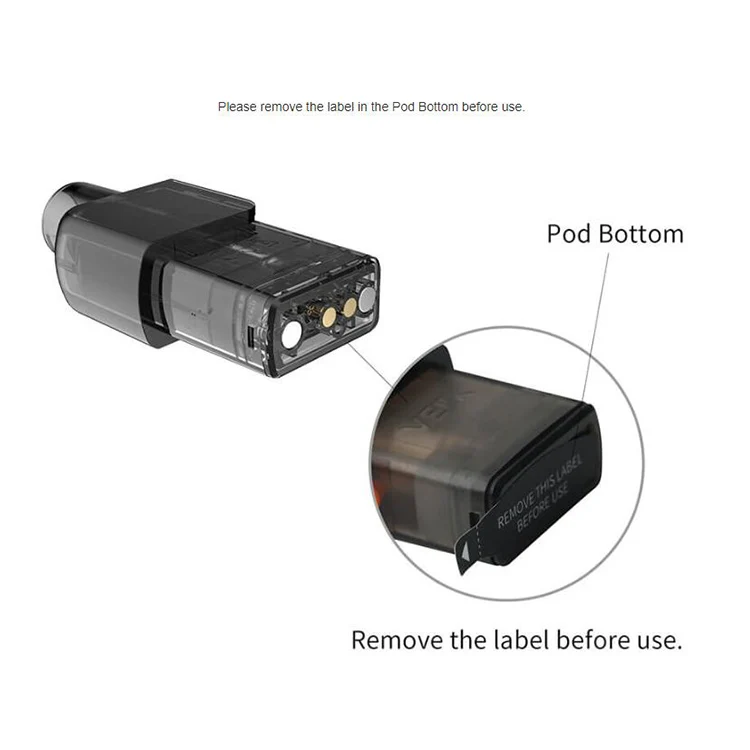 

Original VEIIK Cracker Pro Pod Cartridge 2ml Refillable 1.2ohm Organic Cotton BVC Coil Vape Accessory