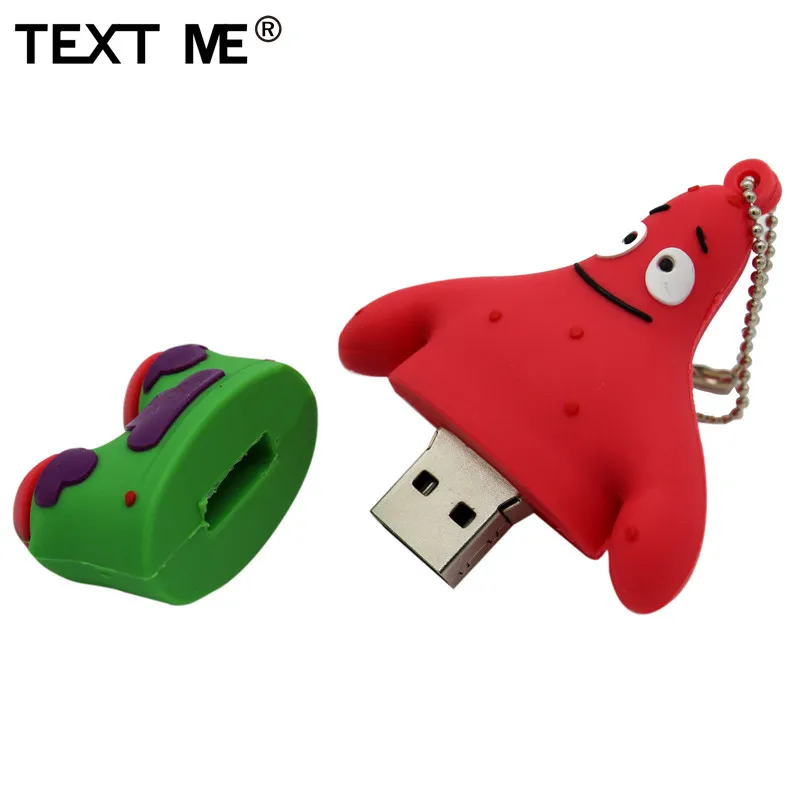 Напиши мне классной милой Губка Боб usb флэш-накопитель usb 2,0 4 ГБ 8 ГБ оперативной памяти, 16 Гб встроенной памяти, 32 ГБ флэш-накопитель 64 ГБ