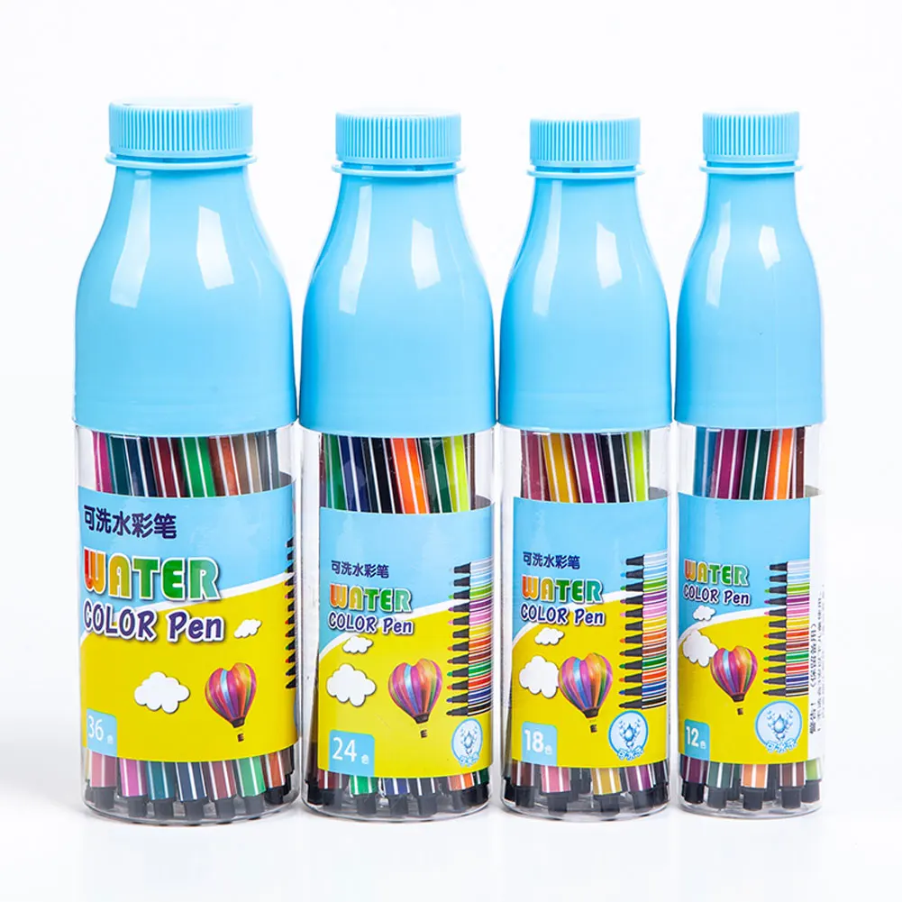 

12/18/24/36PCS Colors FineLiner Dual Tip Brush Pens Drawing Painting Watercolor Art Marker Pens School Supplies