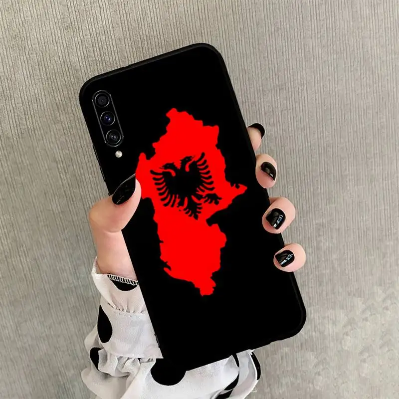 

Albania flag Symbol Phone Case For Samsung Galaxy A 3 6 7 8 10 20 30 40 50 70 71 10S 20S 30S 50S PLUS