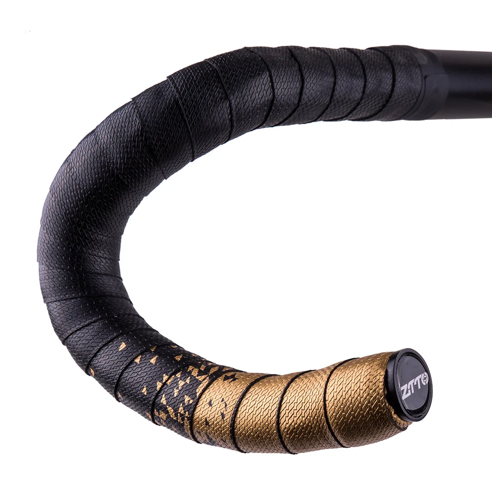 ZTTO лента для шоссейного велосипеда цветной градиент цвет золотистый зеленый