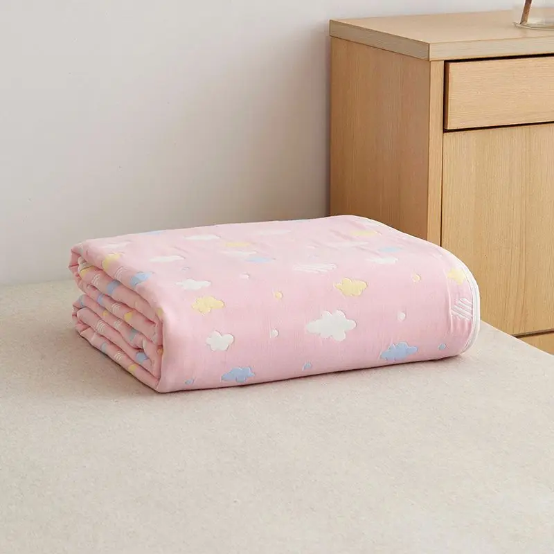 

Printed Toddler Sleeping Blanket Newborn Bath Towel Summer Children Bedding Blanket Soft Baby Receiving Blanket Kids Play Mat