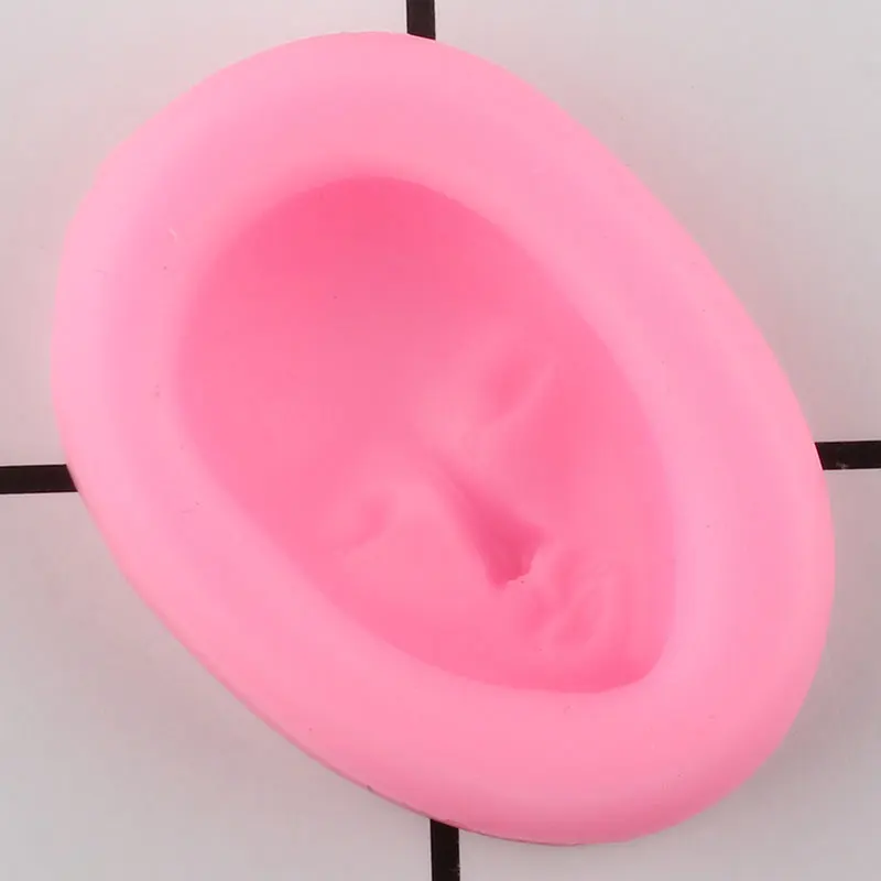 3D девушка уход за кожей лица силиконовые формы инструменты для украшения тортов