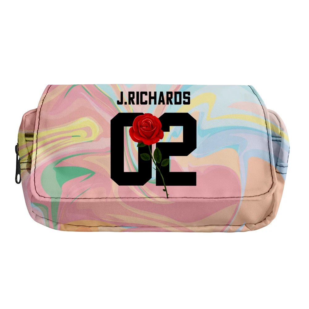 

Josh Richards Student Large Capacity Double Zipper Pen Bag