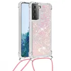 Чехол-накладка для Samsung Galaxy S21 Ultra, S20 Plus, S20FE, Note 20, Note 20, с блестками