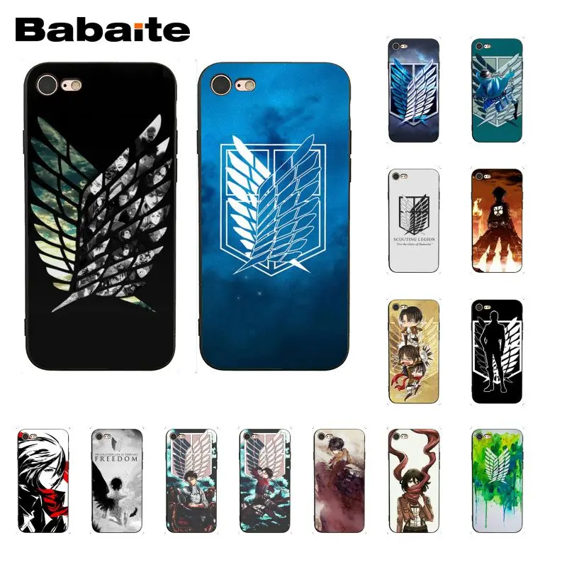 Чехол для телефона с японским аниме атака на Титанов iphone 12 11 Pro Max 8 7 6 6S Plus X XS MAX 5 5S SE