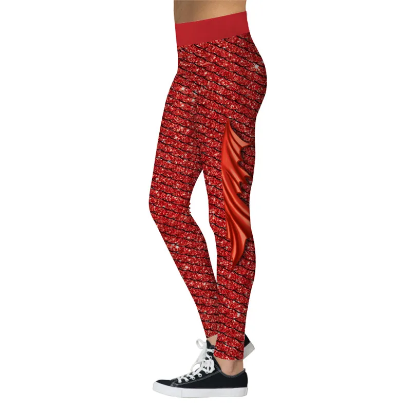 Леггинсы женские эластичные с поясом колокольчиком и 3D принтом|Легинсы| |
