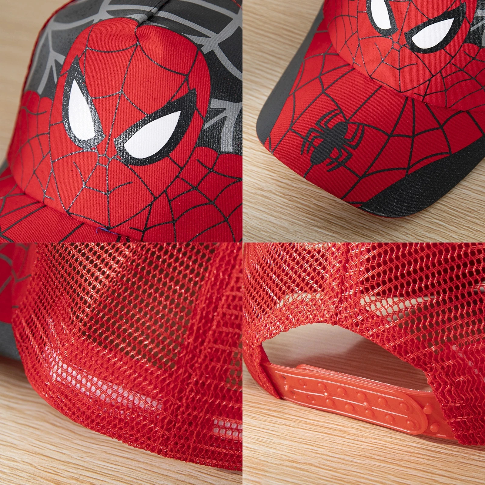 Disney Marvel Spiderman Frozen Mickey Minnie Mouse Pixar Car Kids Hat Boy Girl Travel Caps Baby Caps Figure Gift Toys 2-8Y images - 6