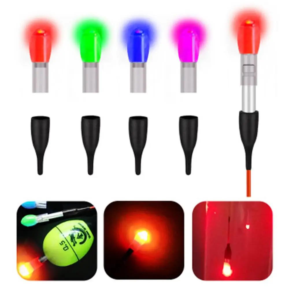 

2pcs Fish Float Light Float Tail Light Solid Color Electronic Light Fishing Indicator Floating Light Pesca Iscas Fish Tackle