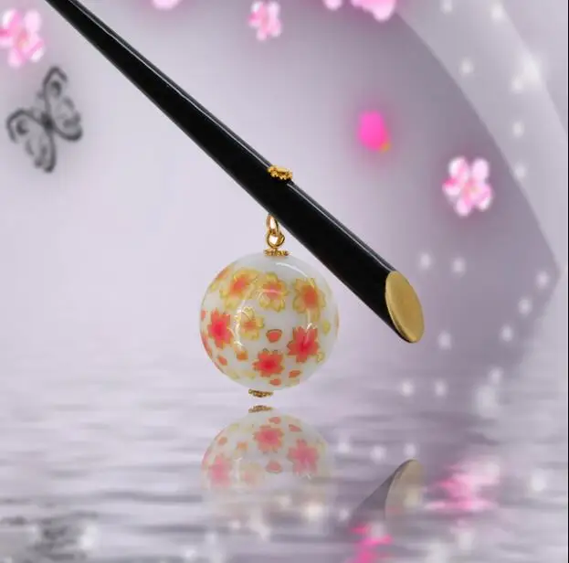 Оптовая продажа японский оиран головной убор акриловая заколка для волос кимоно