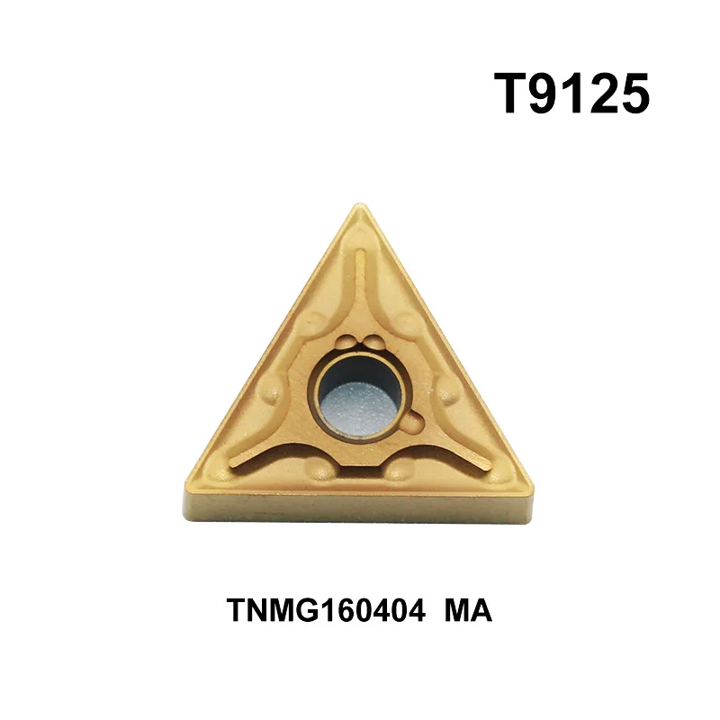 TNMG 160404 MA T9125 твердосплавные вставки TNMG 160408 TM TungalTNMG160412 токарный станок с ЧПУ инструменты внешняя Поворотная лопасть инструменты для стали