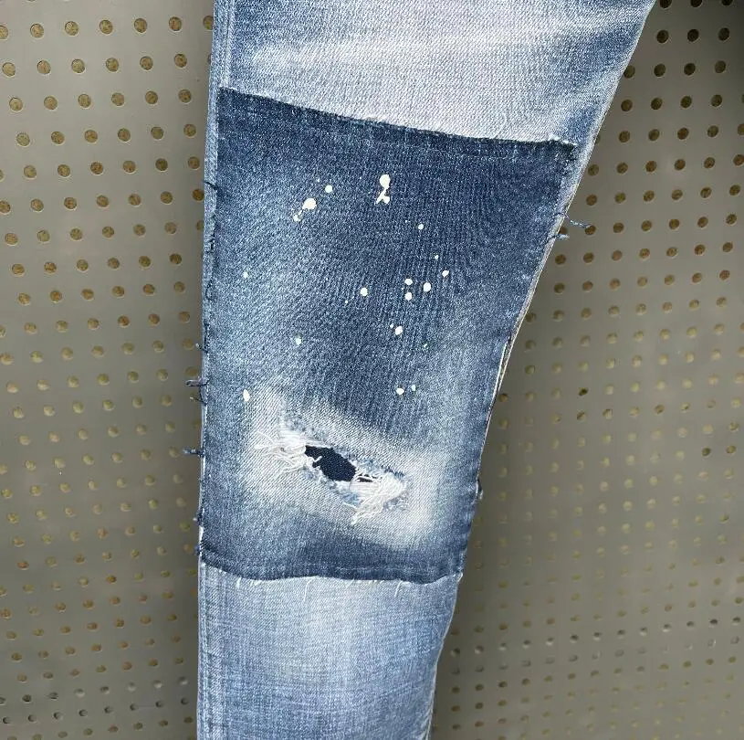 2021 SS Retro Dsquared2 NEW men/women jeans pocket Slim Jeans Fashion Hiphop Jeans DSQ069
