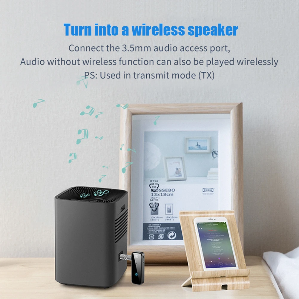 3 5 мм беспроводной Bluetooth-совместимый музыкальный приемник 0 для потоковой