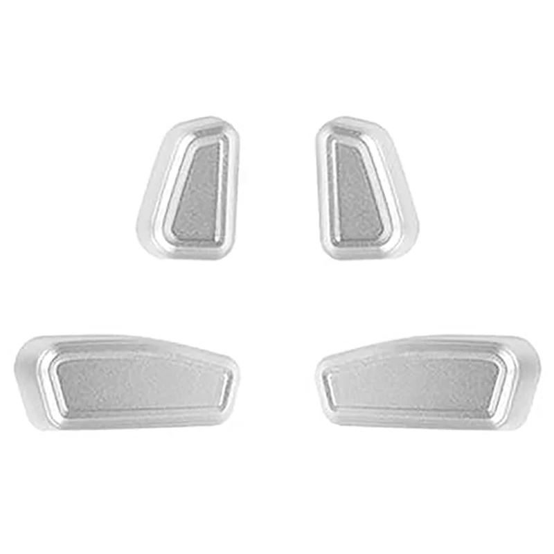 

for Dodge RAM 1500 2010+ Car Electric Seat Adjustment Button Decoration Cover Trim Frame Stickers Accessories, 4PCS