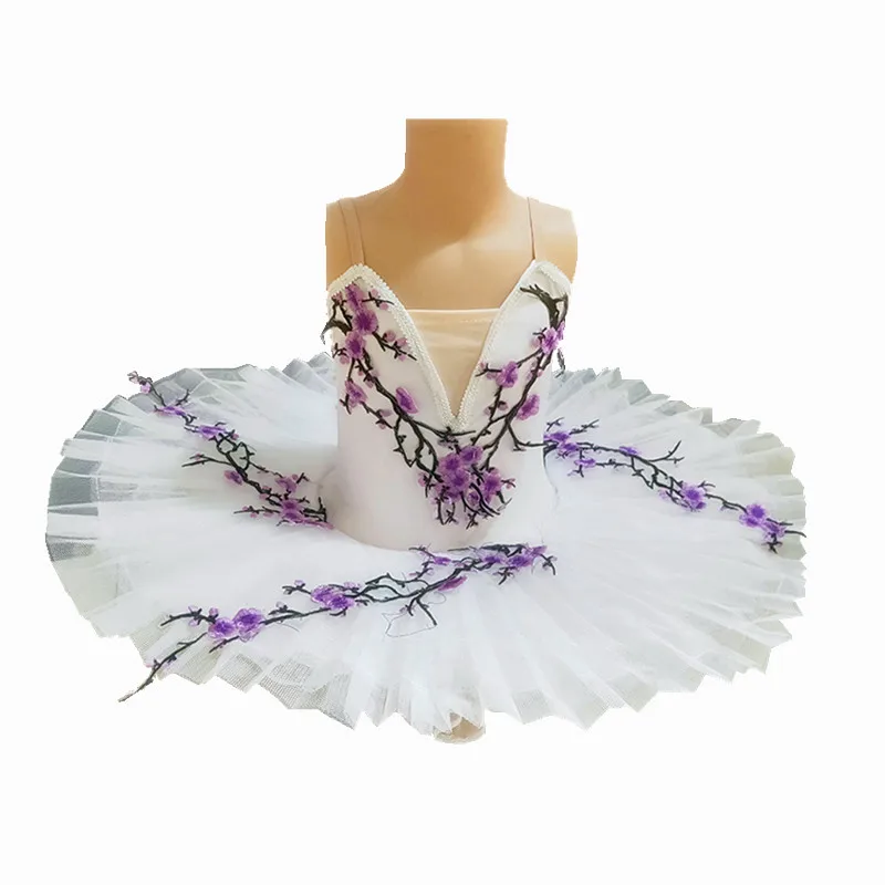 Профессиональная балетная пачка для взрослых детей фиолетовое балетное платье с