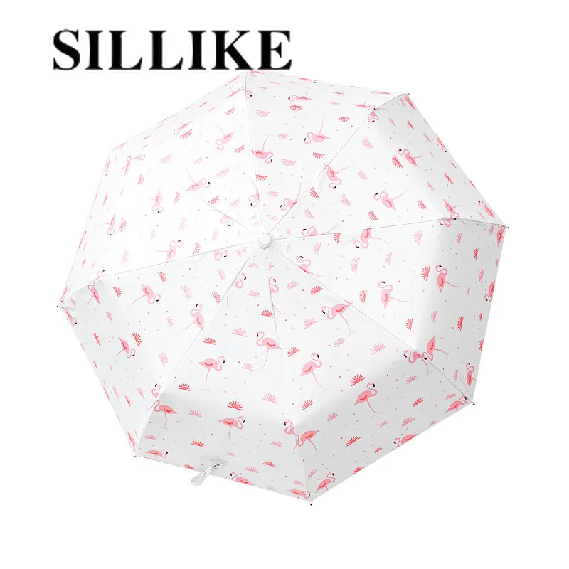 

Automatic Umbrella Dual-Use Women's Simple Mori Style Soft Girl Umbrella Goddess Korean Student Fresh Folding Sun Umbrella