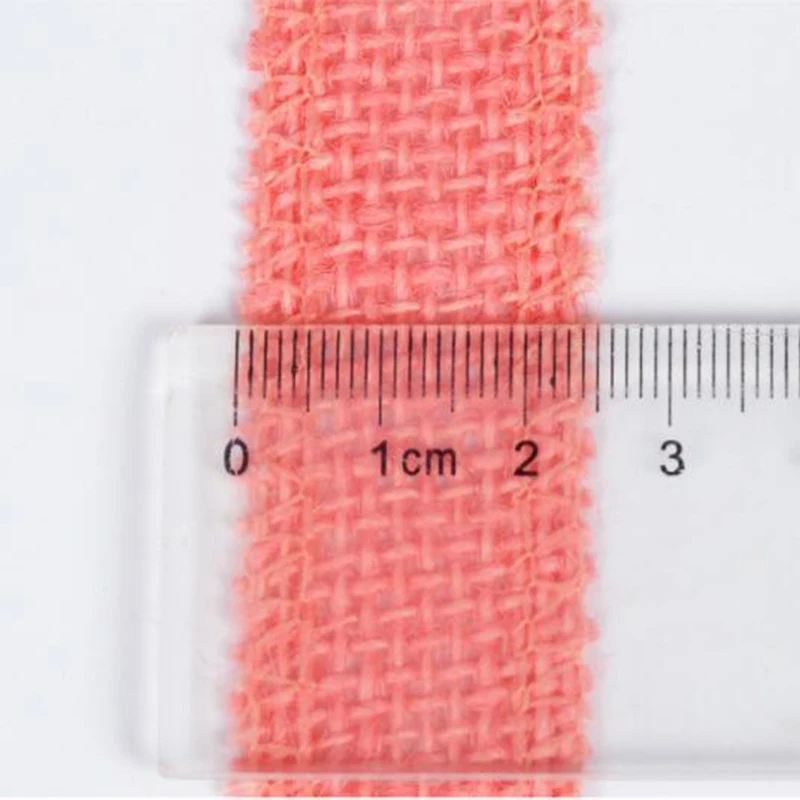 Цветная льняная лента 2 5 см x м Рождественский Свадебный декор Подарочная коробка