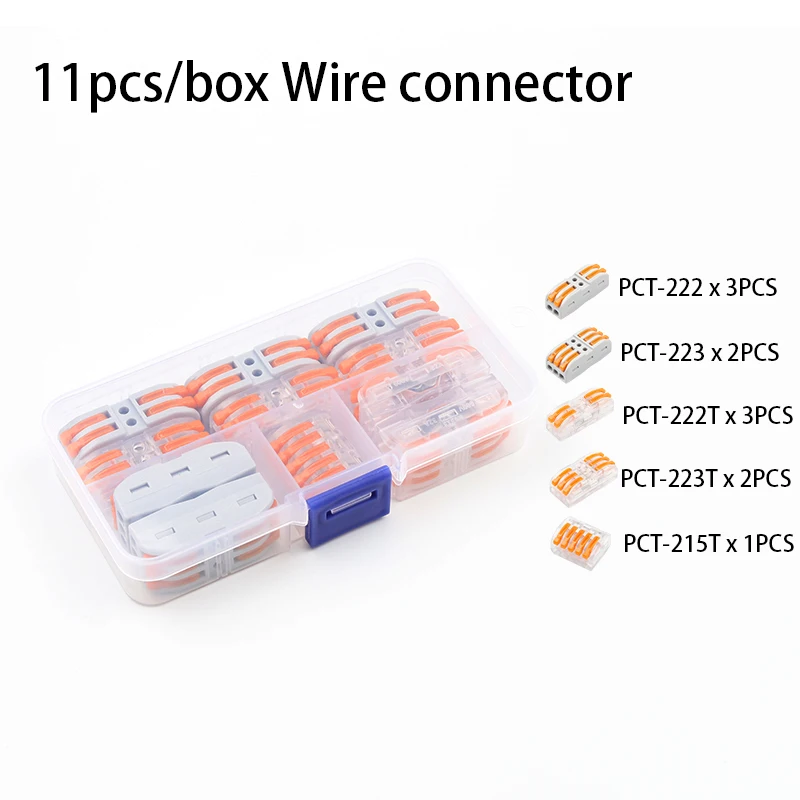 Смешанные коробки DIY вы провода разъем универсальный компактный клеммный блок